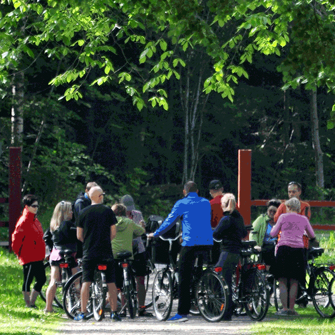 Rent a bicycle at Sågarbo herrgård stuguthyrning